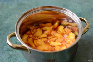 Персиковое варенье с миндалем - фото шаг 5