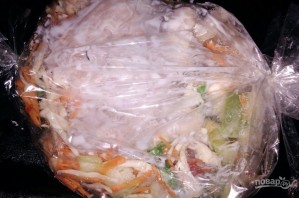 Курица, запеченная с овощами, по диете Дюкана - фото шаг 8