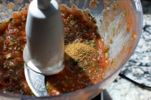Сальса из запеченных томатов, чеснока и перца - фото шаг 11