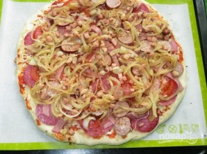 Вкусный рецепт пиццы - фото шаг 9