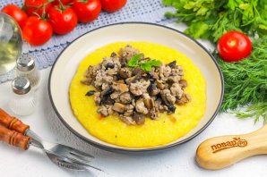 Мясной фарш с грибами - фото шаг 9