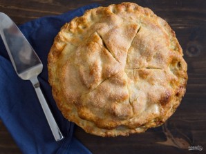 Пирог с ароматными яблоками - фото шаг 9