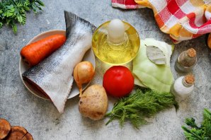 Щи рыбные - фото шаг 1