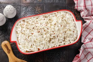 Селедка под шубой с яйцом