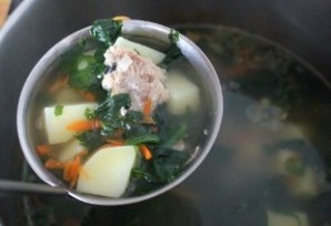 Суп из консервы с рисом - фото шаг 5