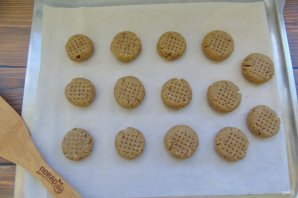 Овсяное постное печенье с орехами - фото шаг 9