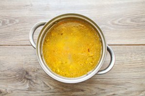 Сырный суп с куриными желудками - фото шаг 5