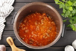 Макароны с мясом в мультиварке - фото шаг 10