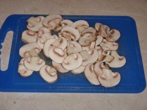 Пирог с грибами и мясом - фото шаг 6