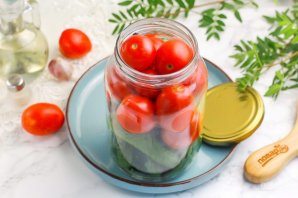 Помидоры с огурцами (закатки) - фото шаг 6