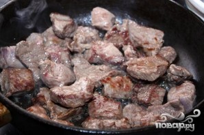 Мясо с баклажанами - фото шаг 3