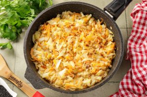Быстрый пирог с капустой - фото шаг 10