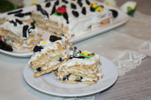 Торт без выпечки с черносливом - фото шаг 11