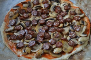 Пицца на кефире в духовке - фото шаг 9