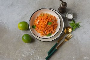 Постный салат из моркови - фото шаг 11