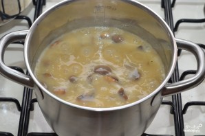 Суп из шампиньонов со сливками - фото шаг 7