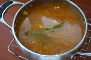 Суп с макаронами и мясом - фото шаг 6