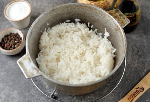 Рис "Кубанский" с пряными баклажанами - фото шаг 2