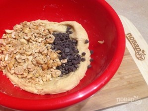 Песочное печенье с фундуком и шоколадом - фото шаг 5