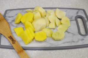 Картошка с копченым сыром - фото шаг 1