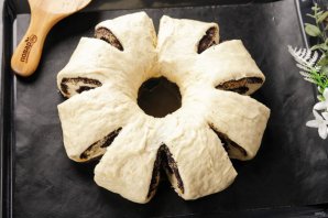 Пасхальный рулет с маком - фото шаг 14