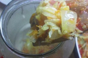 Вкусная солянка из капусты на зиму - фото шаг 8