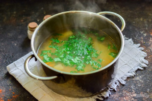 Картофельный суп с гречкой - фото шаг 9