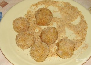 Картофельные крокеты с креветками - фото шаг 4