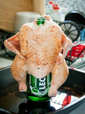 Курица в духовке на банке - фото шаг 2
