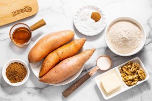 Маффины с бататом - фото шаг 1