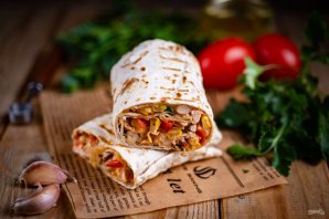 Буррито поджаренный на сковороде - фото шаг 14