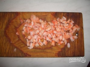 Салат с креветками и кальмаром - фото шаг 3
