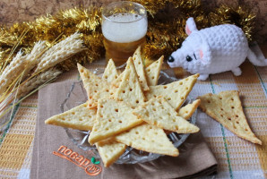 Сырные крекеры на Новый год Крысы - фото шаг 12