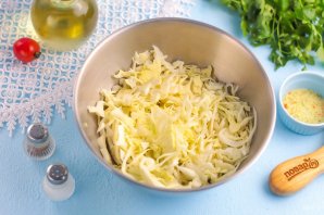 Постный салат из капусты - фото шаг 2