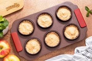 Маффины с яблоками