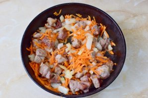 Картошка с чечевицей и мясом - фото шаг 4