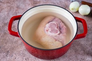 Гороховая каша с мясом - фото шаг 2