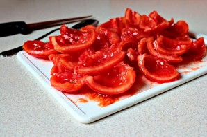 Паста с беконом и томатным соусом - фото шаг 3