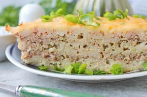 Макаронная запеканка с фаршем - фото шаг 12