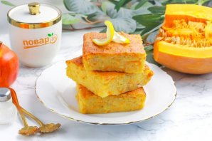Запеканка из тыквы и яблок - фото шаг 9