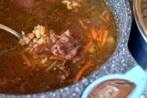 Пряный суп с чечевицей и рисом - фото шаг 5