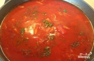 Томатный крем-суп с моцареллой - фото шаг 8