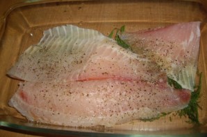 Рыба с грибами в духовке - фото шаг 2