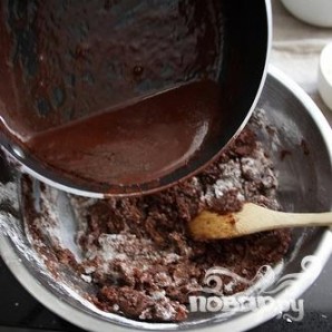 Шоколадный кекс со сливочной глазурью - фото шаг 2