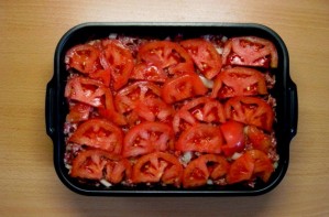 Фарш с помидорами и сыром - фото шаг 6