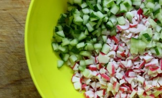 Вкусный крабовый салат - фото шаг 2