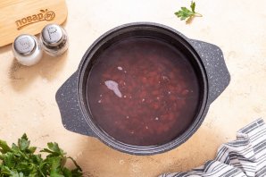 Салат на зиму из фасоли - фото шаг 3