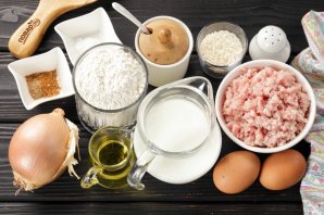 Блины с мясом и рисом - фото шаг 1