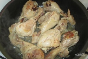 Рецепт курицы с чесночным соусом - фото шаг 2