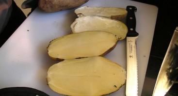 Картофель, фаршированный сыром - фото шаг 2